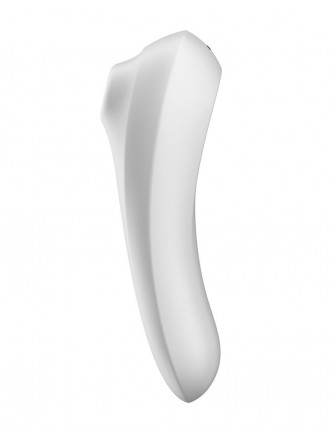 Смарт-вібратор та вакуумний стимулятор 2в1 Satisfyer Dual Pleasure White