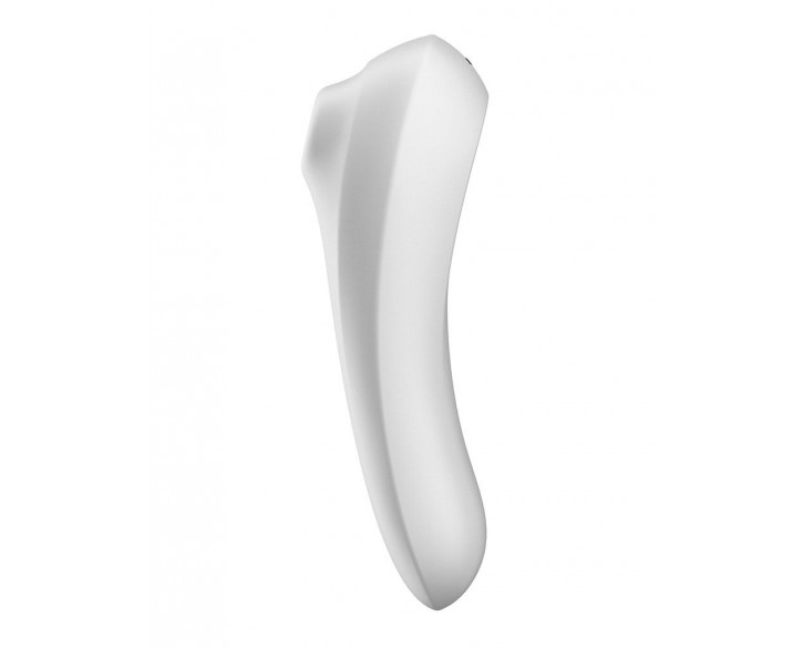 Смарт-вібратор та вакуумний стимулятор 2в1 Satisfyer Dual Pleasure White