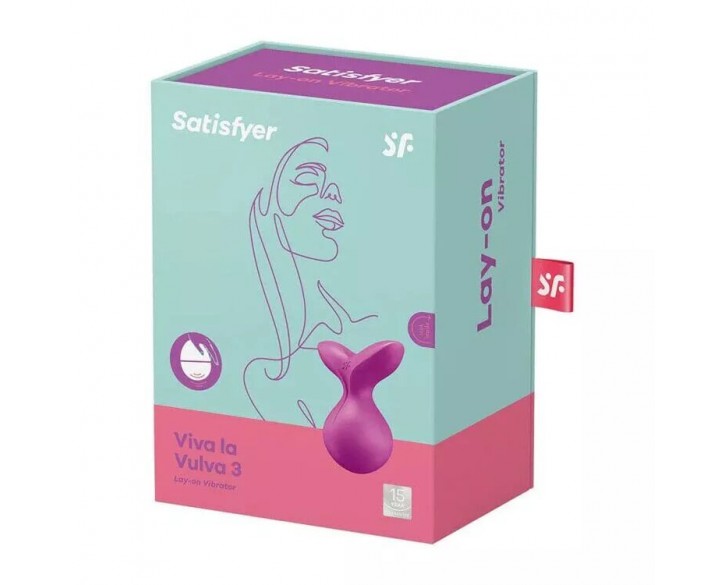 Мінівібромасажер Satisfyer Viva la Vulva 3 Violet