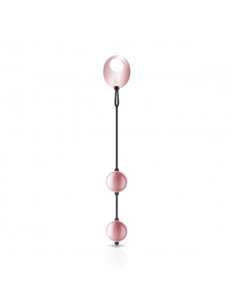 Металеві вагінальні кульки Rosy Gold - Nouveau Kegel Balls, маса 376 г, діаметр 2,8 см