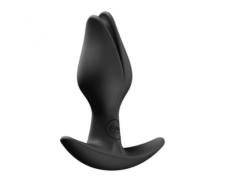 Анальна пробка Fun Factory BOOTIE FEM Black, у вигляді бутона, діаметр 2,9 см, тонкий обмежувач