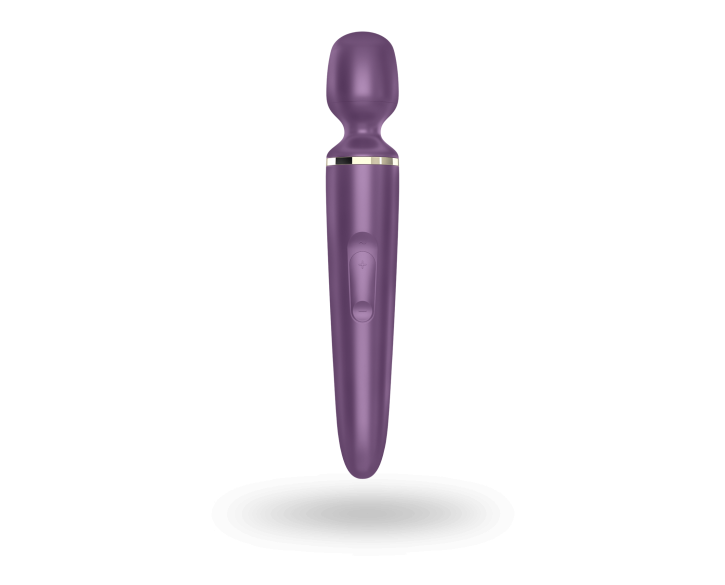 Вібромасажер Satisfyer Wand-er Woman (Purple/Gold) водонепроникний, потужний, розмір XXL