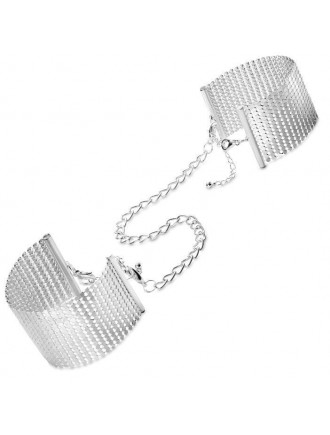 Наручники Bijoux Indiscrets Desir Metallique Handcuffs - Silver, металеві, стильні браслети