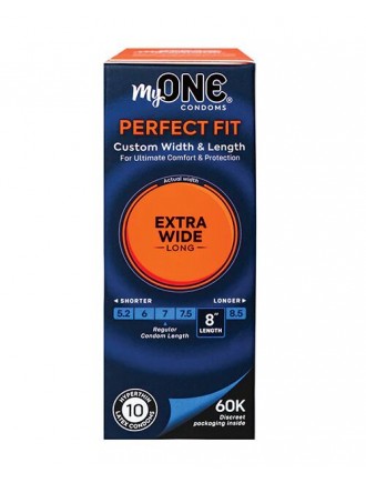 Презервативи MyONE Extra Wide & Long 10 шт, картонна коробка