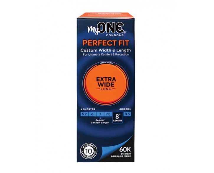 Презервативи MyONE Extra Wide & Long 10 шт, картонна коробка