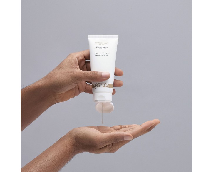 Змазка на водній основі YESforLOV NATURAL UNISEX LUBRICANT 100 мл, з алое вера, натуральний склад