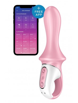 Анальний смарт-вібратор Satisfyer Air Pump Booty 5+, надувається