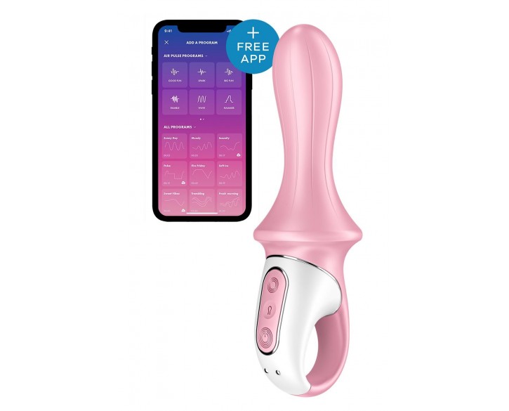 Анальний смарт-вібратор Satisfyer Air Pump Booty 5+, надувається