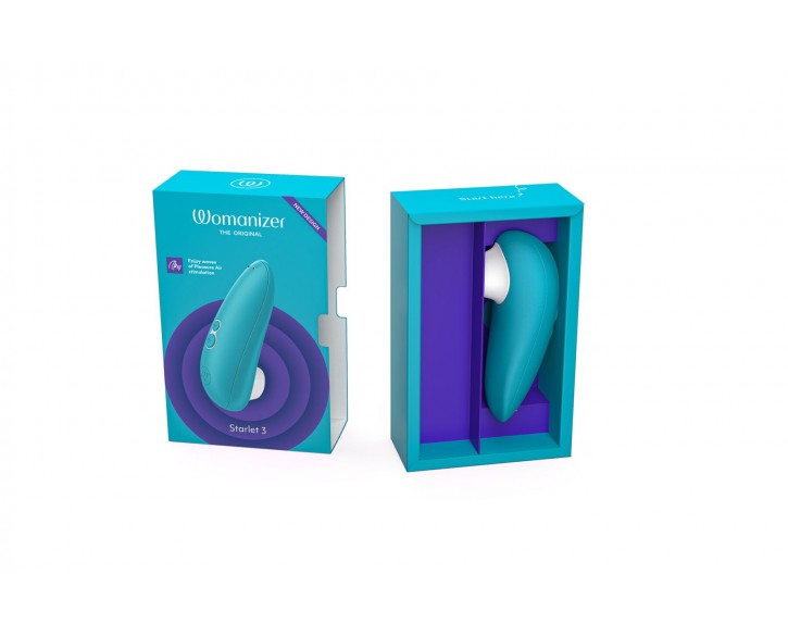 Вакуумний кліторальний стимулятор Womanizer Starlet 3 TURQUOISE