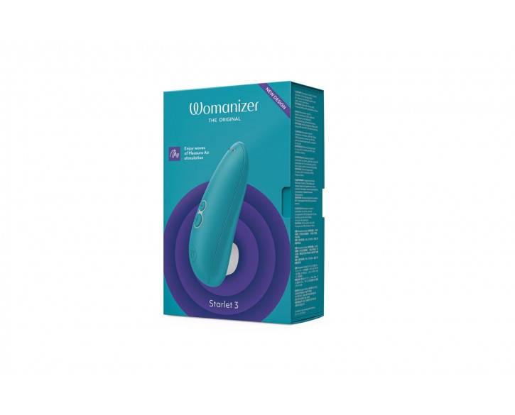 Вакуумний кліторальний стимулятор Womanizer Starlet 3 TURQUOISE