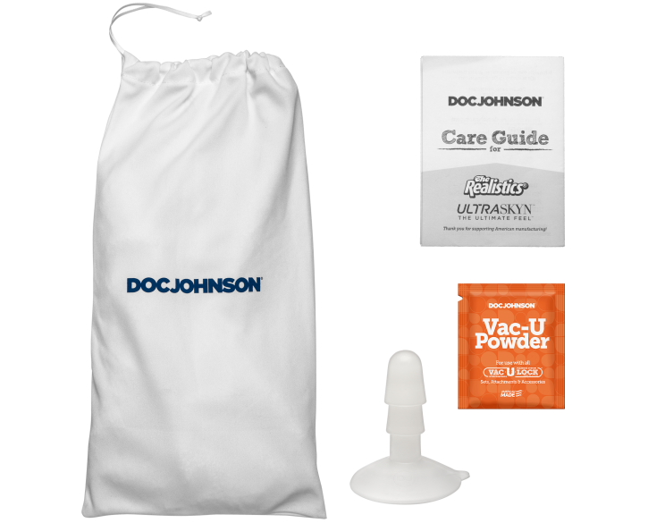 Фалоімітатор Doc Johnson The Realistic Cock ULTRASKYN - 9 Inch Chocolate