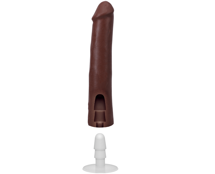 Фалоімітатор Doc Johnson The Realistic Cock ULTRASKYN - 9 Inch Chocolate