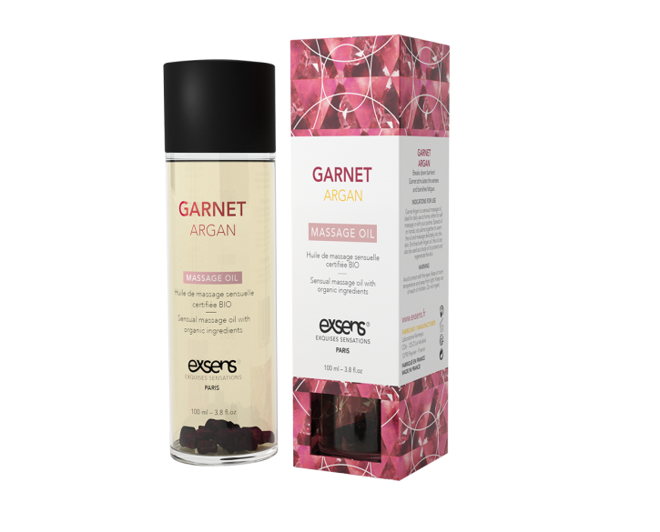 Масажна олія EXSENS Garnet Argan (чуттєве з гранатом) 100мл, натуральна