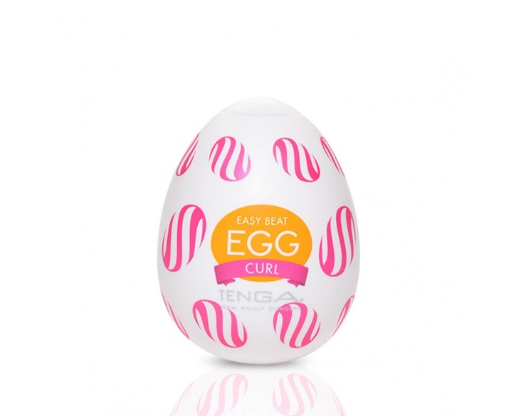 Мастурбатор-яйце Tenga Egg Curl з рельєфом із шишечок