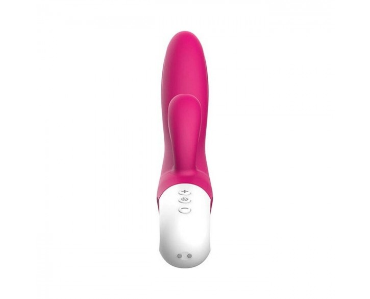 Вібратор-кролик Liebe Bend It Plus Rechargeable Cerise, гнучкий, 2 мотори, 10 режимів