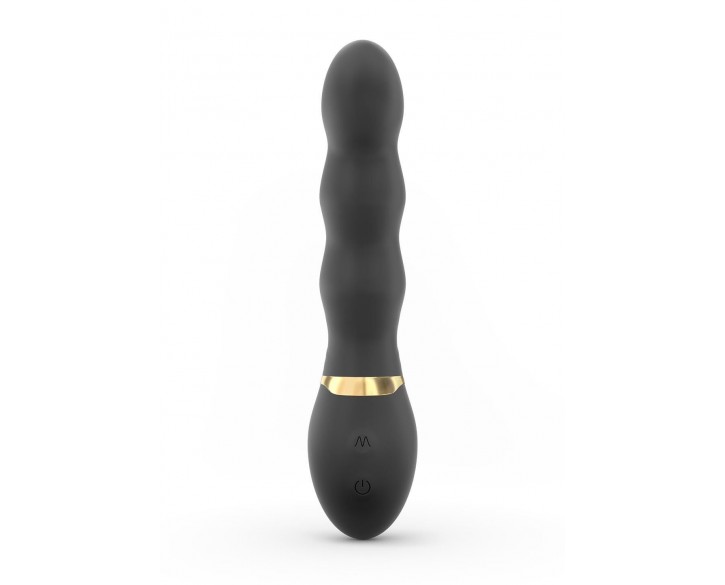 Вібратор ультрастимулювальний Dorcel Too Much Rechargeable Black, гнучкий і потужний, 3 вібромотори