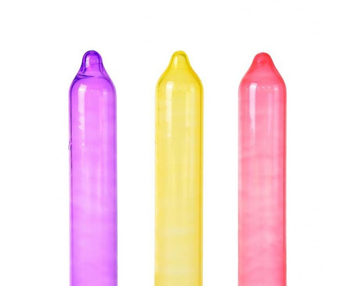 Презервативи Holographic Recare Fruit Flavour Condoms 3 шт, аромати: м'ята, банан, полуниця