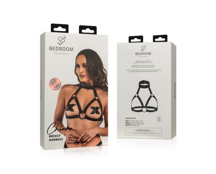 Портупея Bedroom Fantasies Chiara Breast Harness - Black