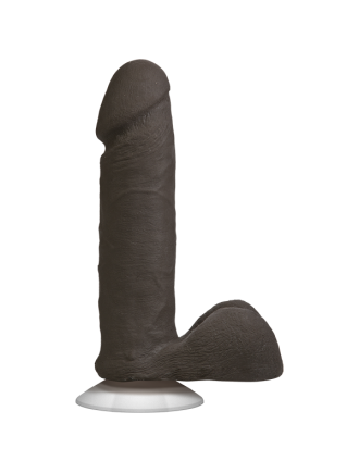 Фалоімітатор Doc Johnson The Realistic Cock 6 inch Black - ULTRASKYN, Vac-U-Lock, діаметр 4,3 см