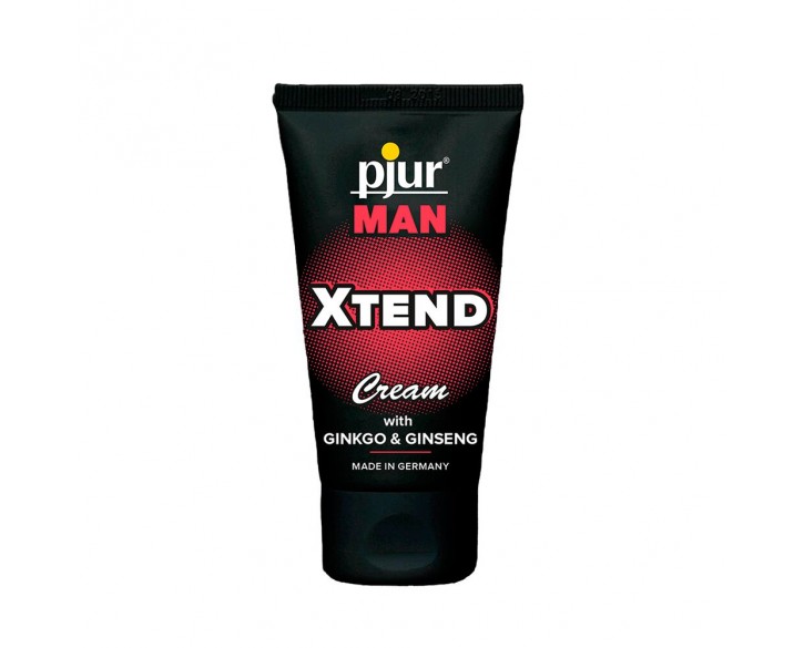 Крем для пеніса стимулювальний pjur MAN Xtend Cream 50 ml, з екстрактом гінкго та женьшеню