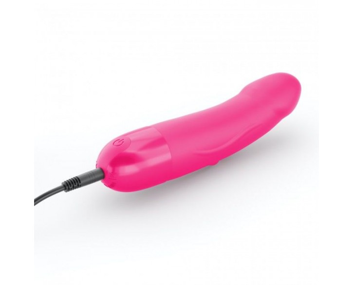 Вібратор Dorcel Real Vibration S Magenta 2.0, діаметр 3,7см, перезаряджається, для точки G