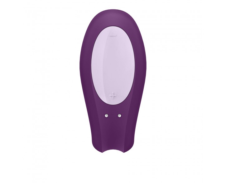 Смарт-вібратор для пар Satisfyer Double Joy Violet із широким кліторальним стимулятором