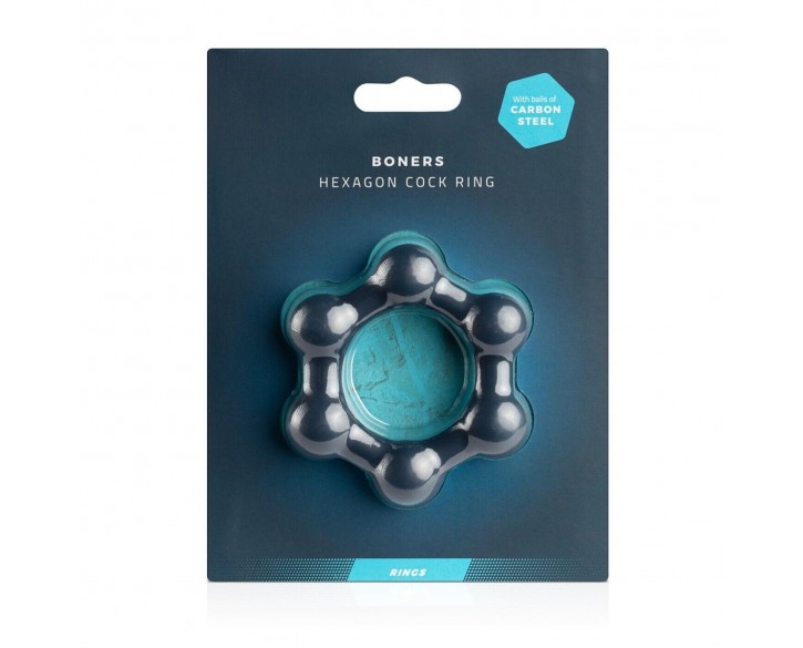 Ерекційне кільце Boners Hexagon Cock Ring