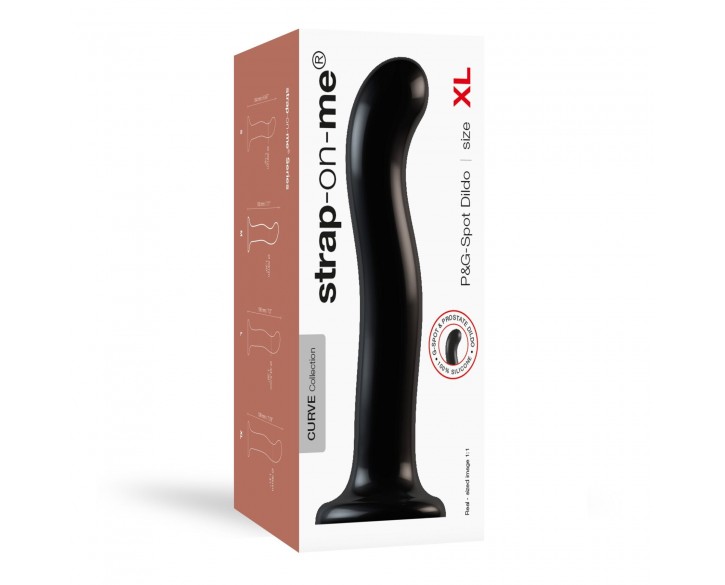 Насадка для страпона Strap-On-Me P&G-Spot Dildo, силікон, розмір XL