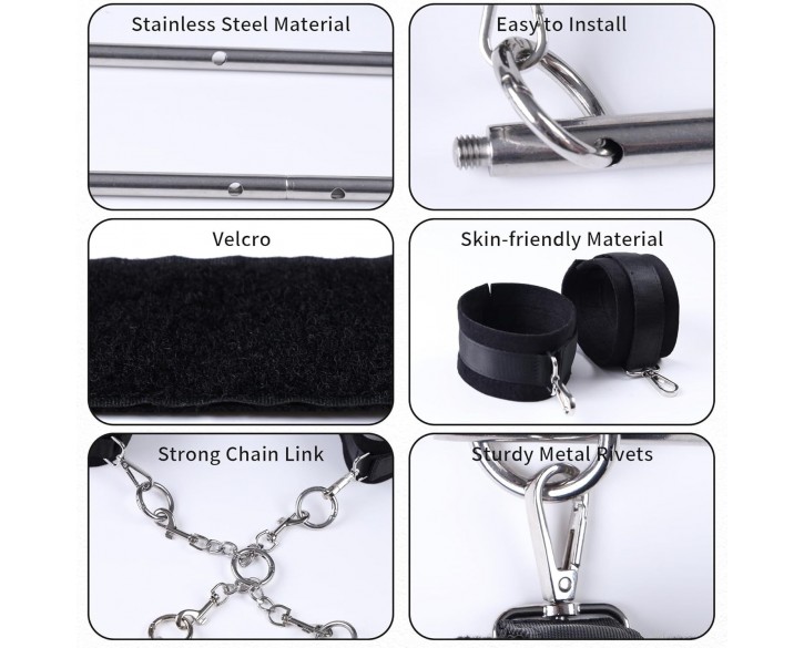 БДСМ-набір LOCKINK YEAHWOW Door Swing & Leg Spreader Bondage set