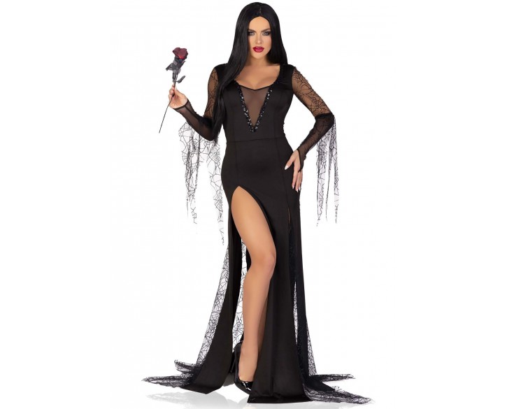 Еротичний костюм Мортіші Аддамс Leg Avenue Sexy Spooky Morticia S