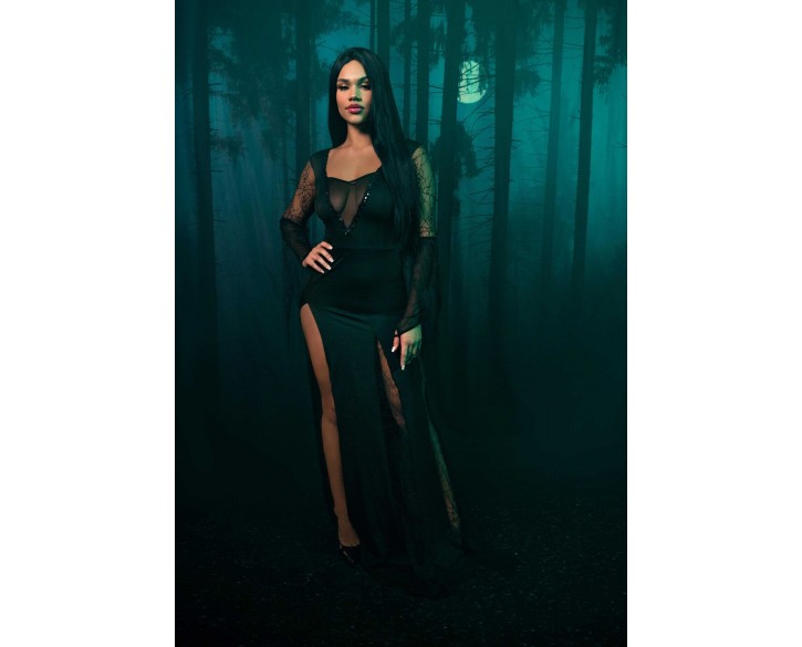 Еротичний костюм Мортіші Аддамс Leg Avenue Sexy Spooky Morticia S