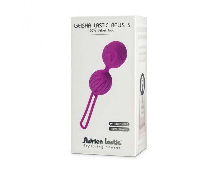 Вагінальні кульки Adrien Lastic Geisha Lastic Balls Mini Pink (S), діаметр 3,4 см, маса 85 г