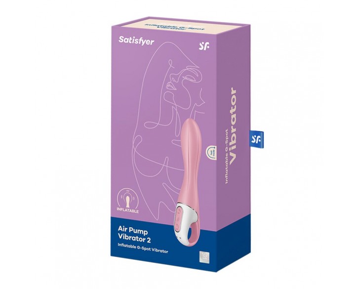 Вібратор точки G надувний Satisfyer Air Pump Vibrator 2