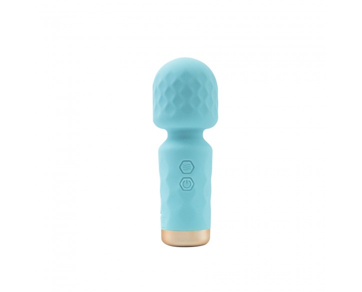 Вібромасажер M’Lady Mini Vibrating Wand Teal