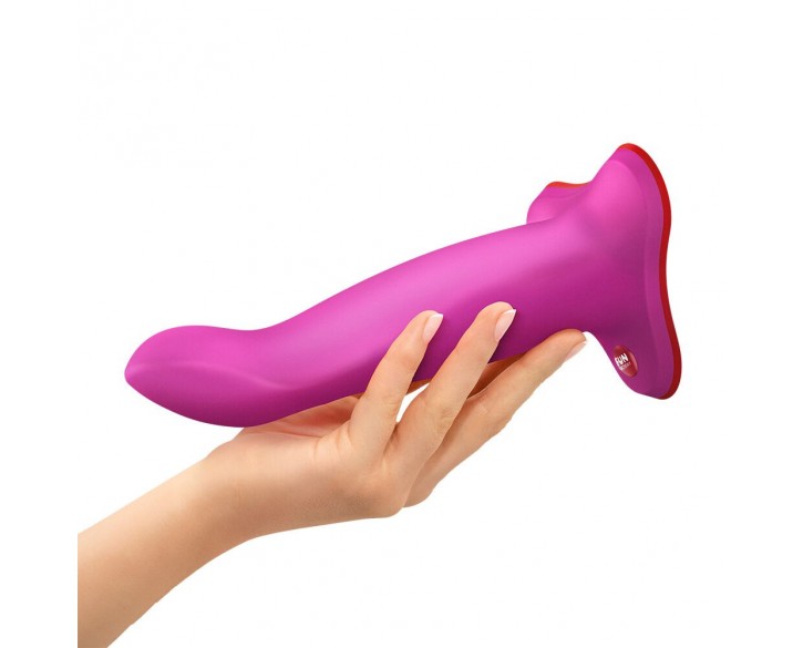 Фалоімітатор Fun Factory LIMBA FLEX L Magenta, гнучкий, з ефектом пам’яті, підходить для точки G