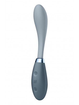 Вібратор Satisfyer G-Spot Flex 3 Grey, гнучкий стовбур із фіксацією положення