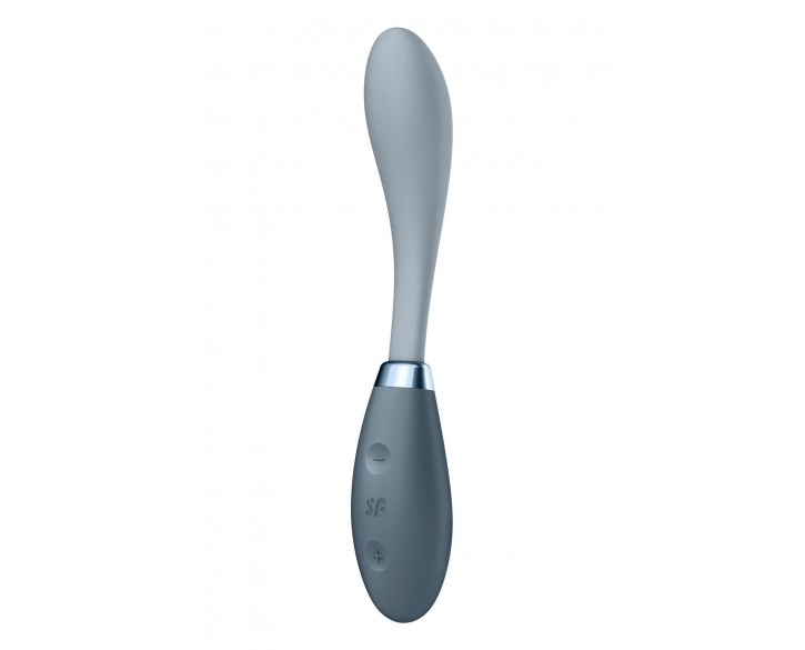 Вібратор Satisfyer G-Spot Flex 3 Grey, гнучкий стовбур із фіксацією положення