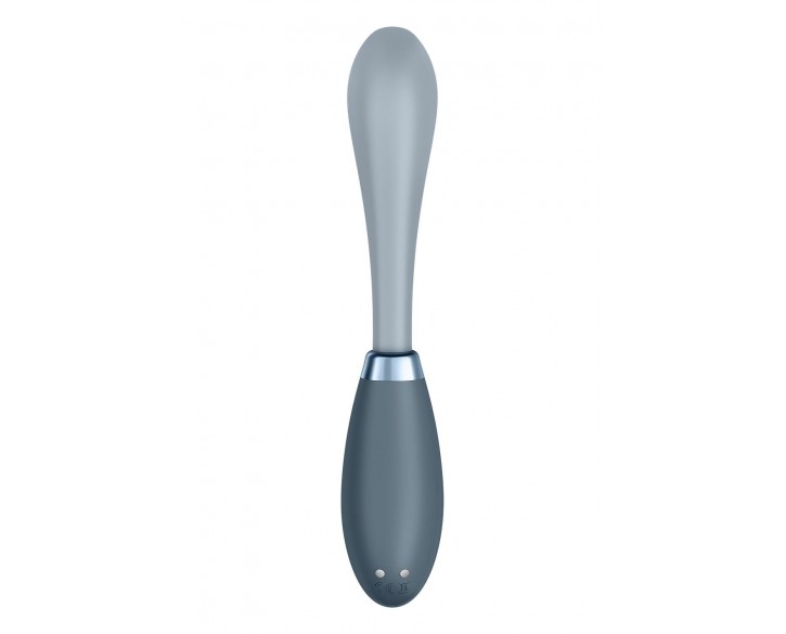 Вібратор Satisfyer G-Spot Flex 3 Grey, гнучкий стовбур із фіксацією положення