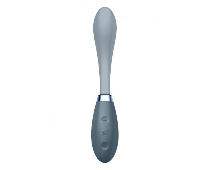 Вібратор Satisfyer G-Spot Flex 3 Grey, гнучкий стовбур із фіксацією положення