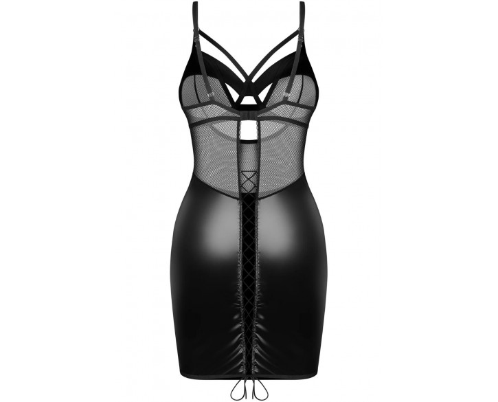 Сорочка Obsessive Dominna chemise & thong S/M