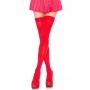 Щільні непрозорі панчохи Leg Avenue Opaque Nylon Thigh Highs Red, one size