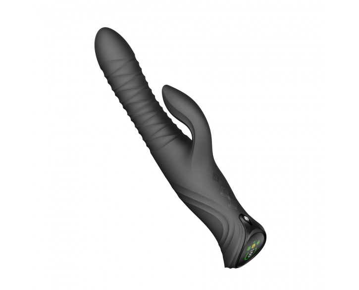 Пульсатор-кролик з вібрацією Zalo Mose 2 Obsidian Black