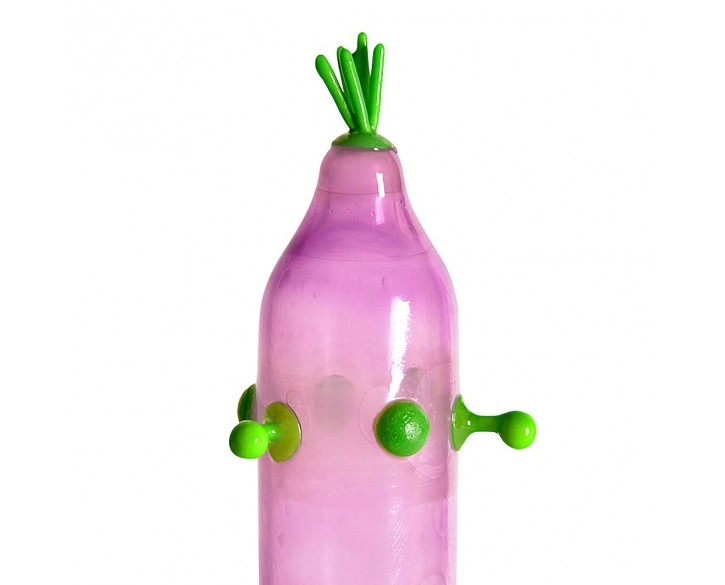 Насадка на член Recare Green Monster Spike Condom (презерватив з рядом кульок і вусиками на кінчику)