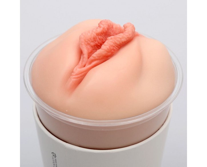 Мастурбатор-вагіна Naked Factory Cup Sleeve V–3, наскрізний