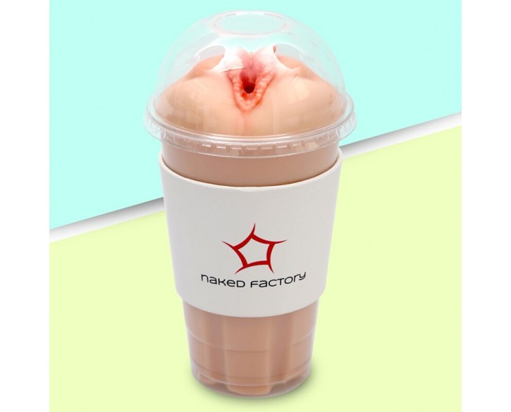Мастурбатор-вагіна Naked Factory Cup Sleeve V–3, наскрізний