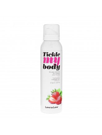 Масажна піна Love To Love TICKLE MY BODY Strawberry (150 мл) зволожувальна