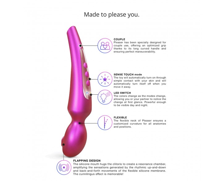 Вібромассажер Love To Love Pleaser Iridescent Berry