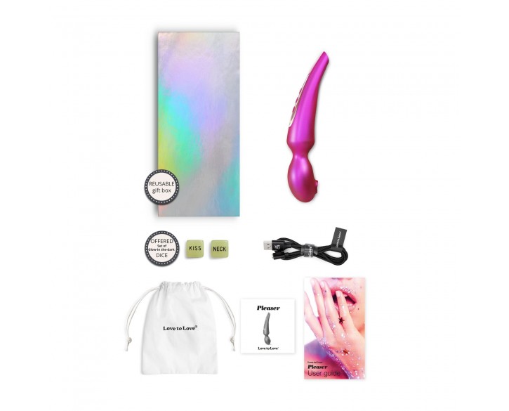 Вібромассажер Love To Love Pleaser Iridescent Berry