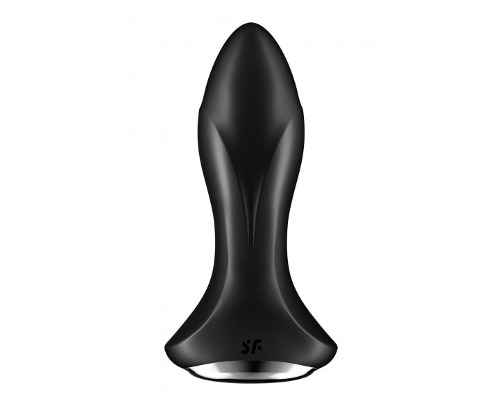 Анальна смарт-вібропробка із перлинним масажем Satisfyer Rotator Plug 1+ Black