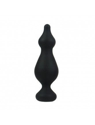 Анальна пробка Adrien Lastic Amuse Big Black (L) з двома переходами, макс. діаметр 4,4 см